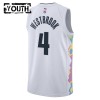 Maillot Enfant Denver Nuggets Russell Westbrook 2024-25 Nike City Edition Blanc Swingman